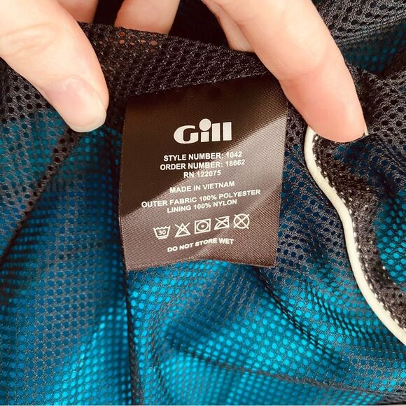 Gill Crew Lite Waterproof Sailing Fishing Jacket - Picture 7 of 9
